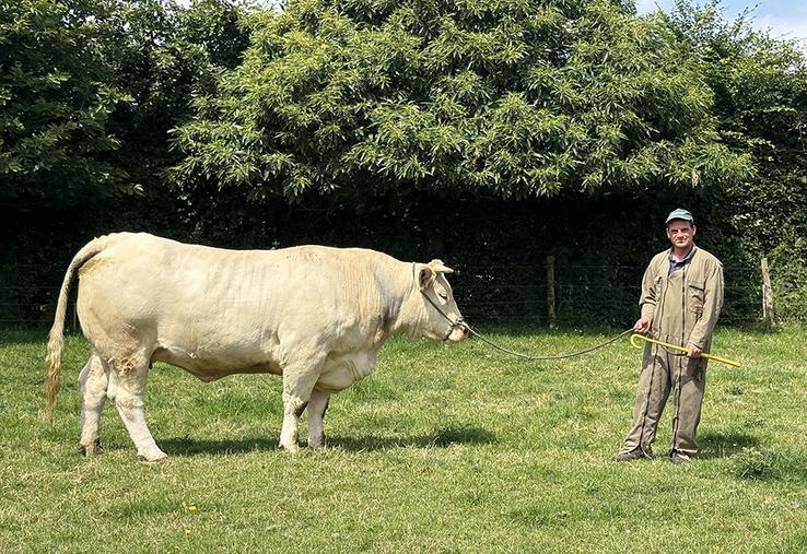 Sébastien Quibeuf avec Victoire.