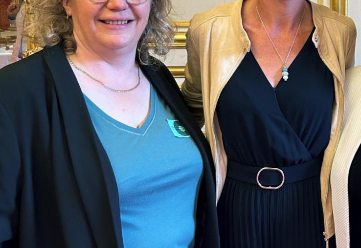 Sylviane Lefez, présidente de la CNA, et Catherine Faivre-Pierret, ancienne présidente de la CNA.