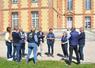 Visite de l'exploitation et de la cidrerie du lycée agricole du Pays de Bray à Brémontier-Merval. Gilles Collombet-Goudon, directeur de l'exploitation, accompagné de Frédéric Foiry, proviseur du lycée, ont conduit la visite. 