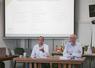 Louis Jude, chargé de mission, et Vincent Andrieu, président, lors de l'assemblée générale d'Afdi Normandie le 2 juin à Yvetot.