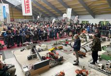 L'année dernière, le club NCRC a animé les 120 m2 de circuits radiocommandés. Les pilotes feront revivre la zone avec des camions, des pelleteuses et des tracteurs à l'échelle 1/14e et 1/16e.