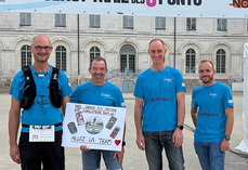 De g. à d. : Guy Varin, Frédéric Dutot, Marc Varin et Alexandre Poirier.