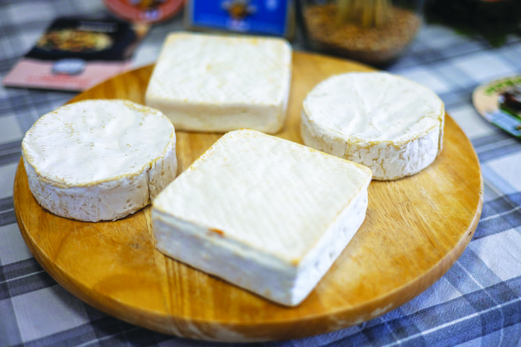 Camembert de Normandie et pont-l'évêque, deux des six AOP.