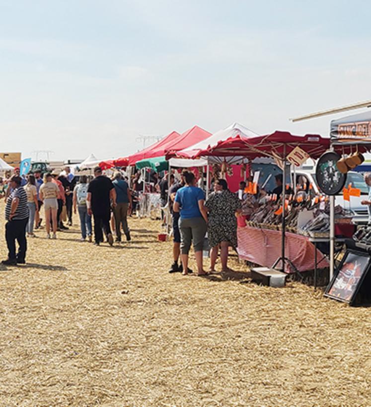 Le marché fermier du Festival de la Terre.