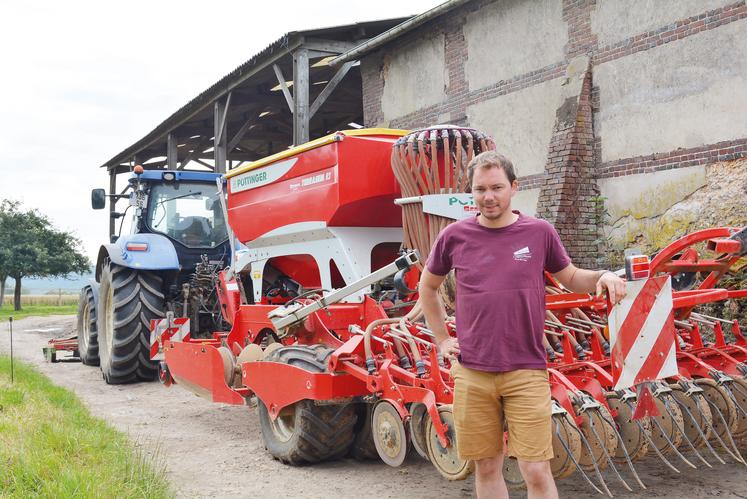 Les domaines de prédilection de Lucien sont la conduite des cultures et l’entretien du matériel en parfaite adéquation avec son frère Nicolas qui a la fibre de l’élevage.