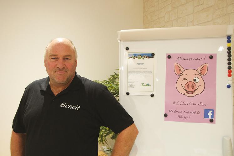 Benoît Breemeersch est éleveur naisseur–engraisseur de porcs à Bermonville.