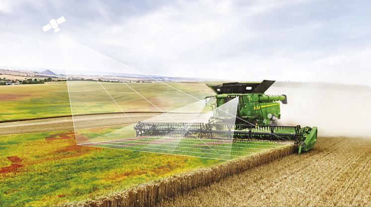 Avec l’automatisation prédictive de la vitesse d’avancement, John Deere déploie une technologie qui agit sur les réglages de la machine avant que la matière ne soit traitée.