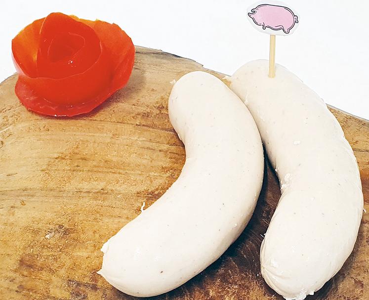 La Ferme Peau de Leu propose des boudins blancs déclinés avec foie gras, figue et ris de veau pour les fêtes de Noël.