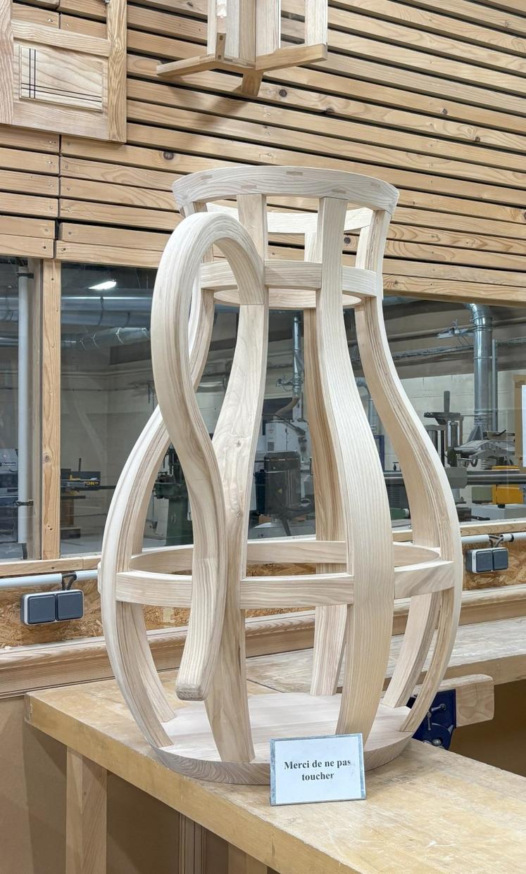 Visite des ateliers de travaux pratiques lors de la dernière porte ouverte du 25 janvier.