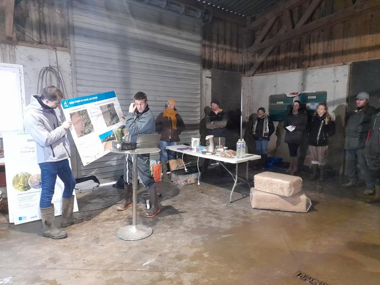 La porte ouverte organisée par les Chambres d'agriculture et Novabiom sur la ferme de Germain et Thomas Trouvay.