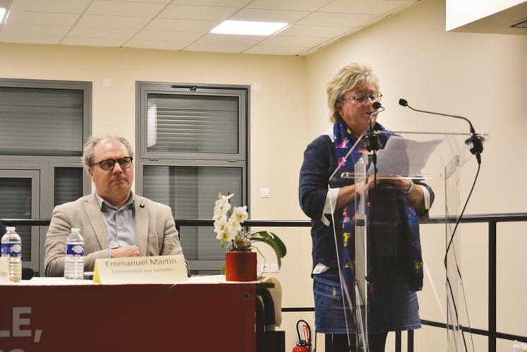 Sandrine Lemoine, maire de Saint-Vigor-d’Ymonville, a présenté en introduction de bienvenue, les atouts de sa commune.