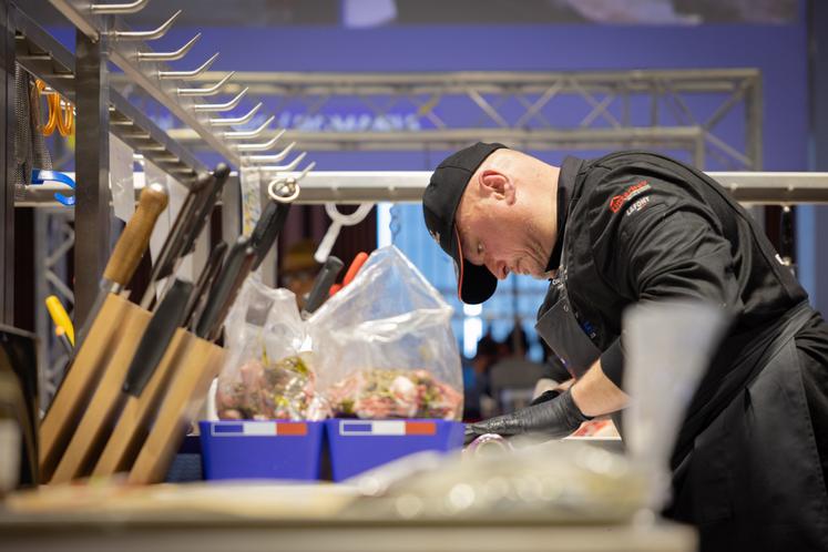  Alexis Caquelard en pleine épreuve.