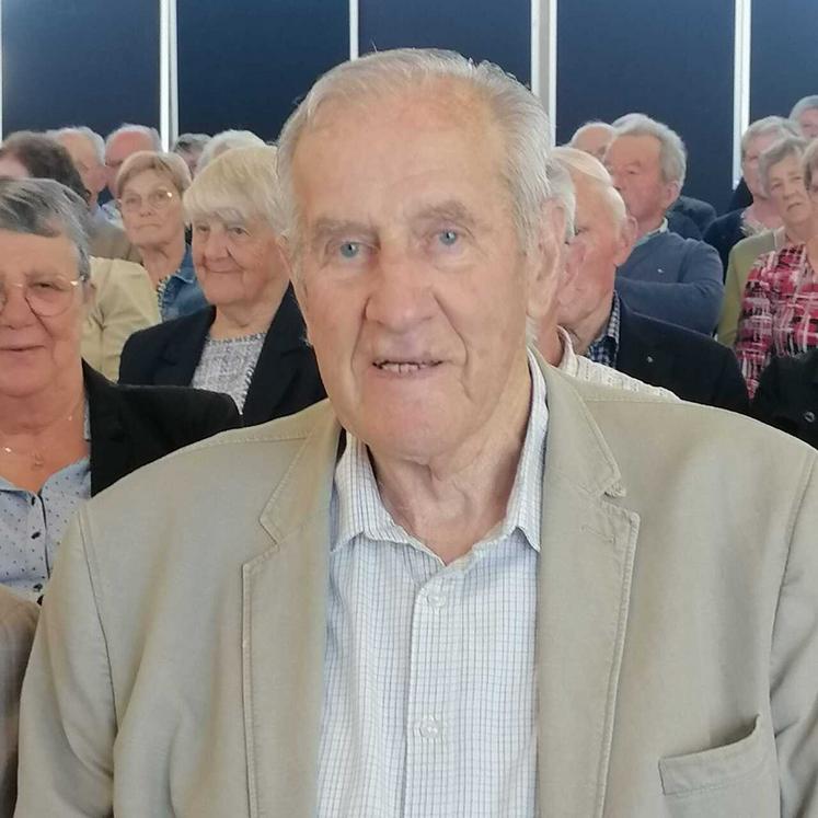 Michel Ledru, président de l'USA 76, au moment de la création de la section.