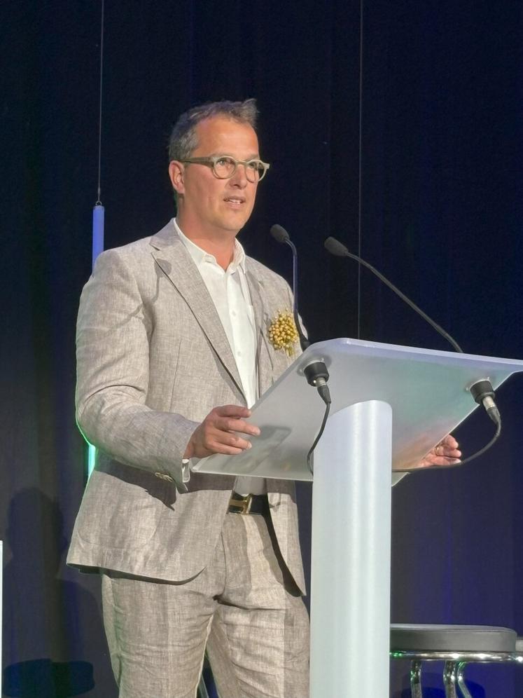 Guilaume Hemeryck, président de Terre de Lin.