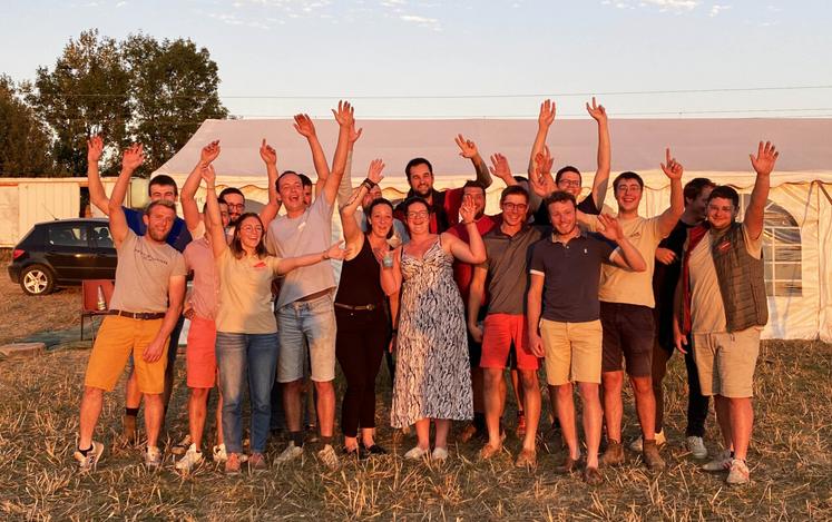 Les JA de Seine-Maritime en Copil le 25 août. « Il y a une très bonne équipe », précise Jean, qui remercie chacun pour son implication.