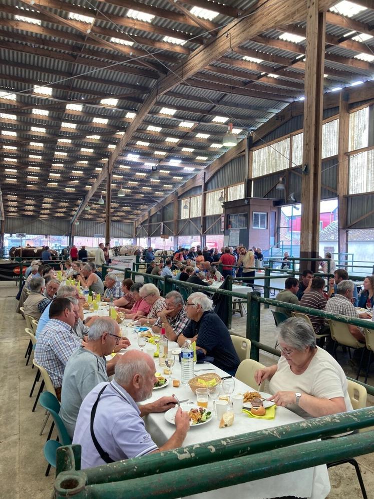 Moment de convivialité au plus près des animaux.