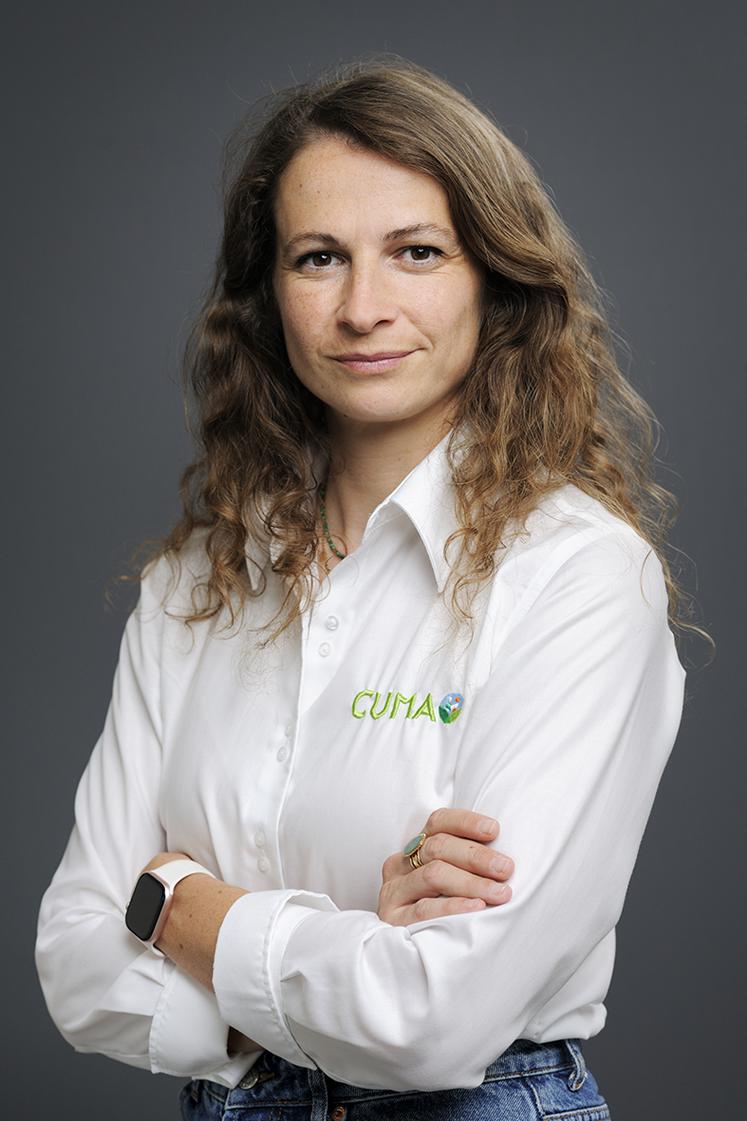 Marine Boyer, présidente de la Fédération nationale des Cuma.