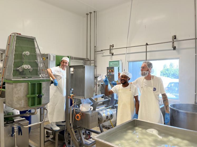 La mozzarella de Fabio et son équipe ont su séduire les locaux, professionnels comme particuliers.