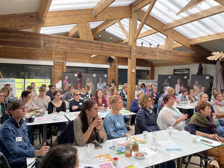 Environ 70 participantes ont assisté à cette journée inédite intitulée "Des Racines et des Elles", jeudi 2 octobre.