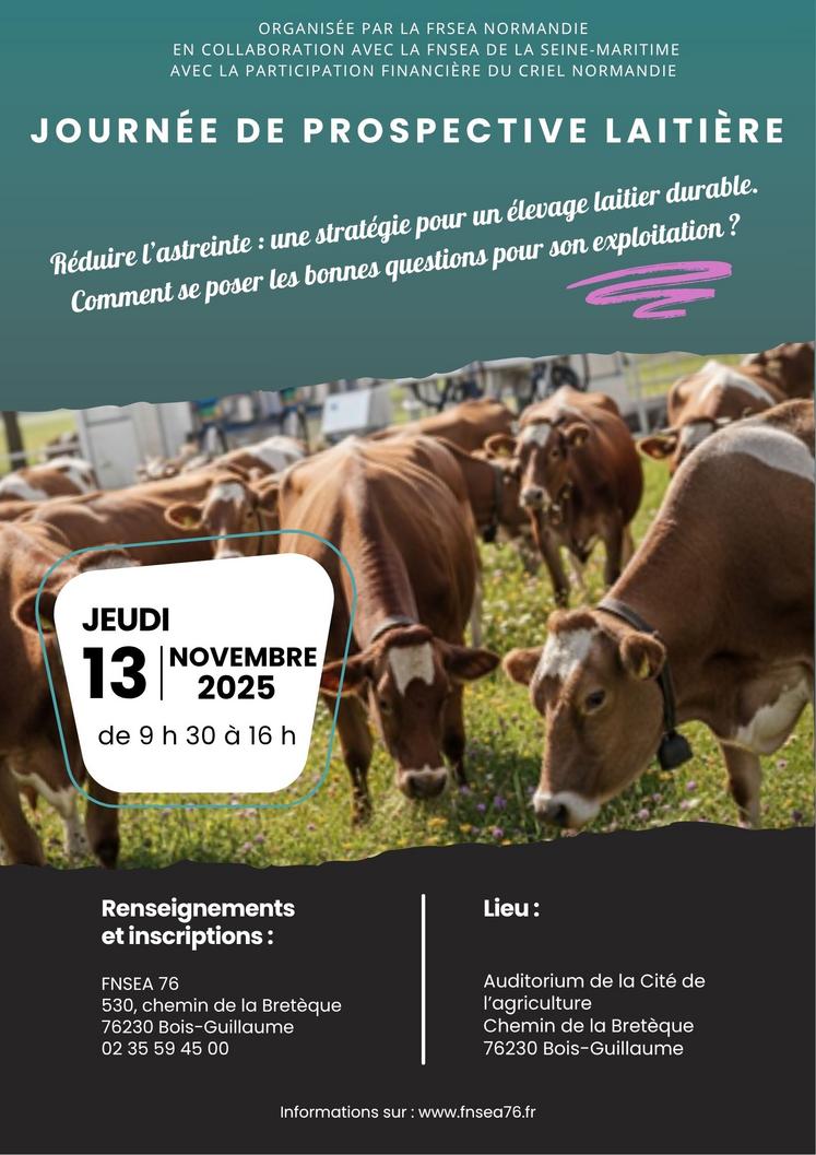 Journée lait du 13 novembre à Bois-Guillaume.