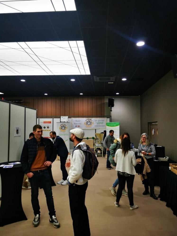 Près de 110 visiteurs étaient au rendez-vous, agriculteurs ou porteurs de projets en circuits courts.