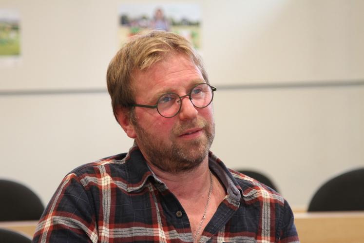 Anthony Derouet, secrétaire général de la FDSEA de l'Orne.