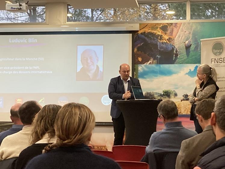 Ludovic Blin, vice-président de FNPL, et Bénédicte Audoin, conseillère d'entreprise à la Chambre.