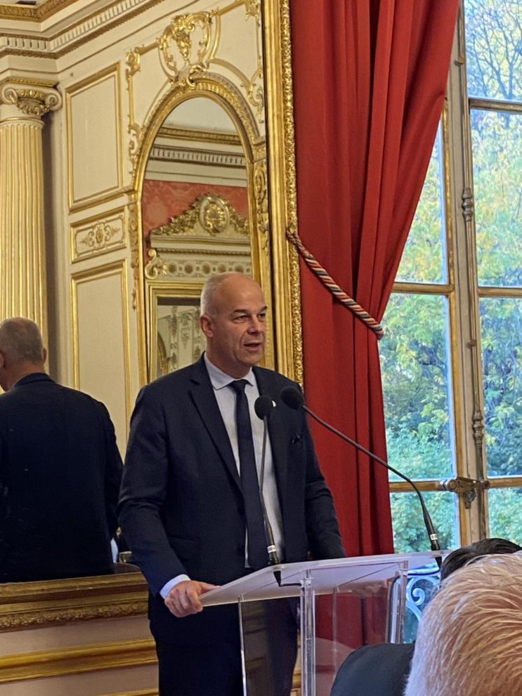 Arnaud Rousseau, président de la FNSEA, devant les sénateurs.