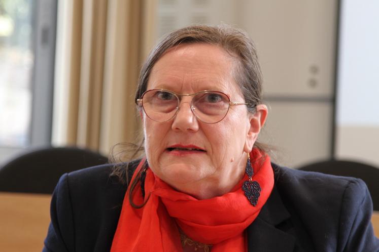 Anne-Marie Denis, présidente de la FRSEA de Normandie.