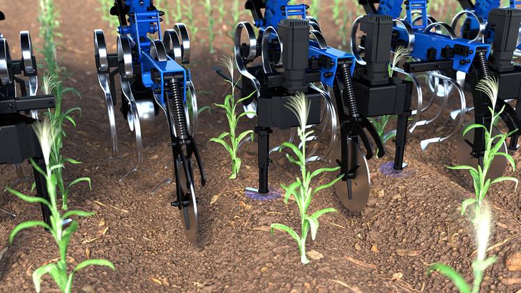 Le robot peut compter 8 ou 12 porte-outils. Il faut compter une à deux heures de travail pour changer les outils.