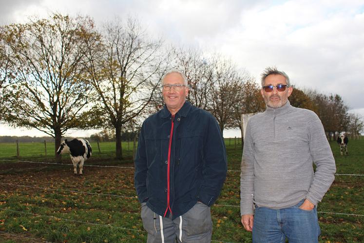 Michel et Laurent Delaleau ont simplifié leur système d’élevage.