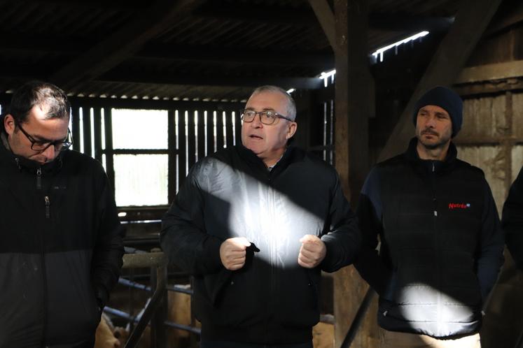 Patrick Bénezit, président de la FNB, en a profité pour évoquer les combats en cours : prix de la viande, loi de finances, Egalim, volet sanitaire, etc.