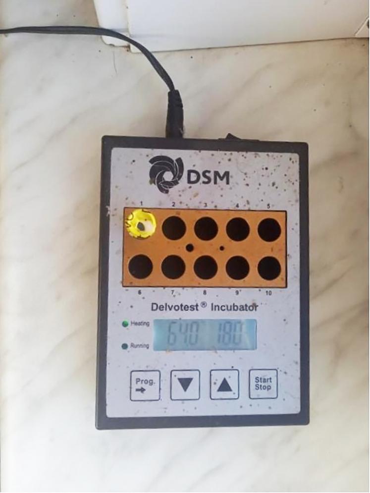 Le Delvotest est utilisé pour détecter les inhibiteurs dans le lait.
