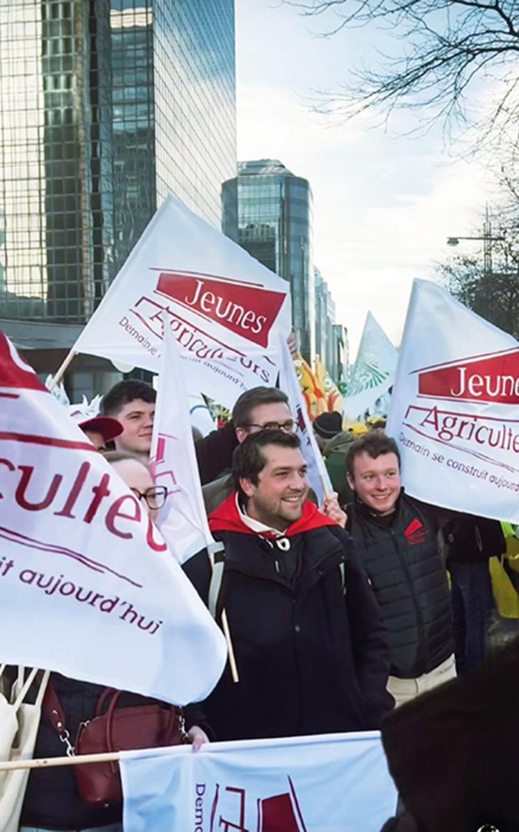 Des JA très présents à Bruxelles pour porter la voix d'une jeunesse qui refuse d'être sacrifiée. Ils demandent notamment un budget de la Pac à la hauteur des enjeux.