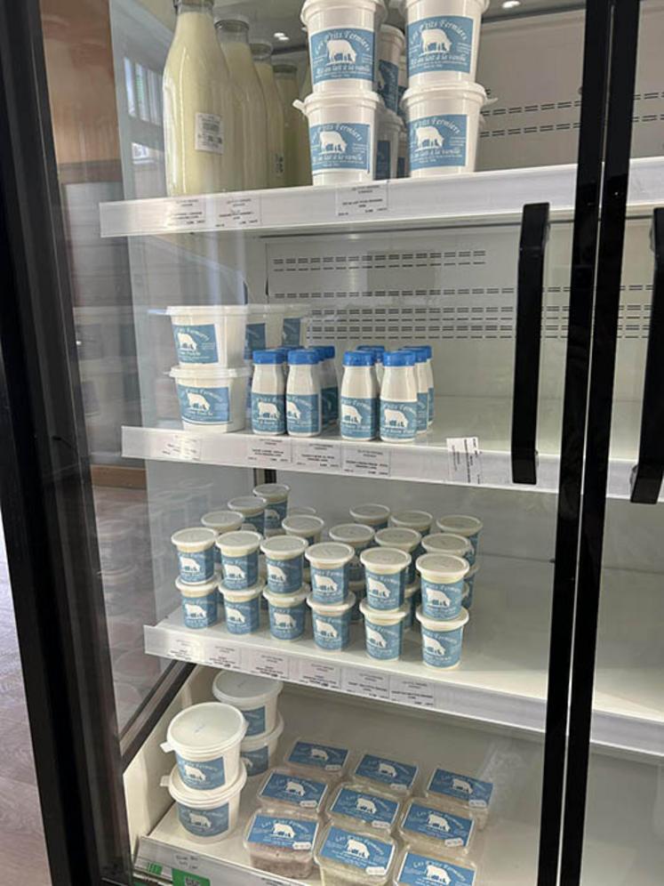 Cécile Vauchel présente aujourd’hui une jolie gamme de produits transformés.