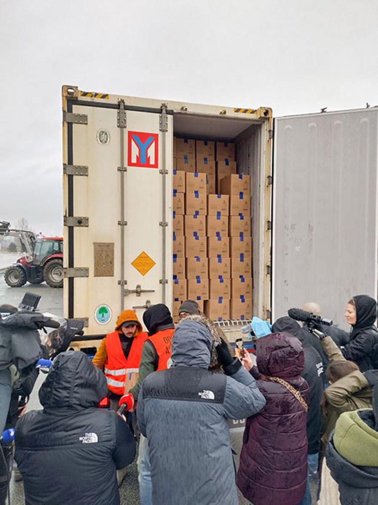 Près d'une centaine de camions sont au final inspectés.