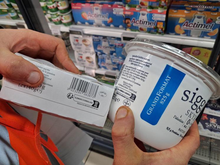 Un même produit, des emballages différents et des laits de provenances différentes. De quoi perdre le consommateur  en route...