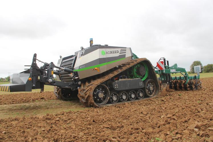 L'Agbot de chez Agxeed a déjà rejoint une ferme euroise.