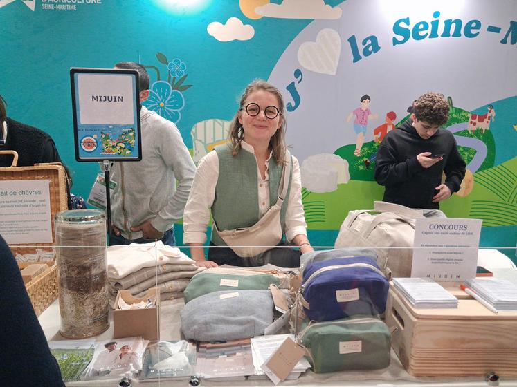 Mijuin qui confectionne des vêtements en lin Made in Normandie.