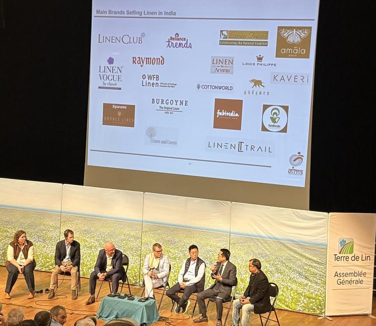 En Chine et en Inde, les intentions de développement de filatures et d'installation de nouvelles broches sont une réalité car le lin est très apprécié des populations de ces deux pays. Mais pour Messieurs WU, filateur en Chine et Shroff, agent Terre de Lin en Inde, un prix stable, une belle qualité et une disponibilité de la matière première seront déterminants pour l'avenir du lin dans ces deux pays.