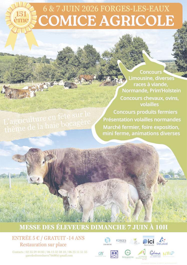Affiche du Comice agricole 2026.