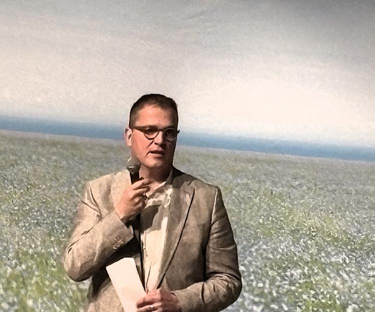 « La situation du marché du lin est bonne mais gardons les pieds sur terre. Le risque serait de croire que tout va aller tout seul », a souhaité Guillaume Hemeryck.