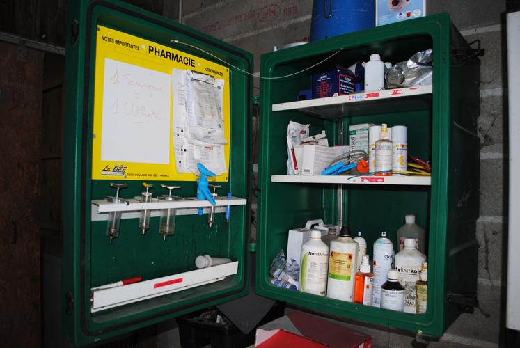 C'est plus pratique lorsque tout est stocké dans la bergerie et au même endroit.