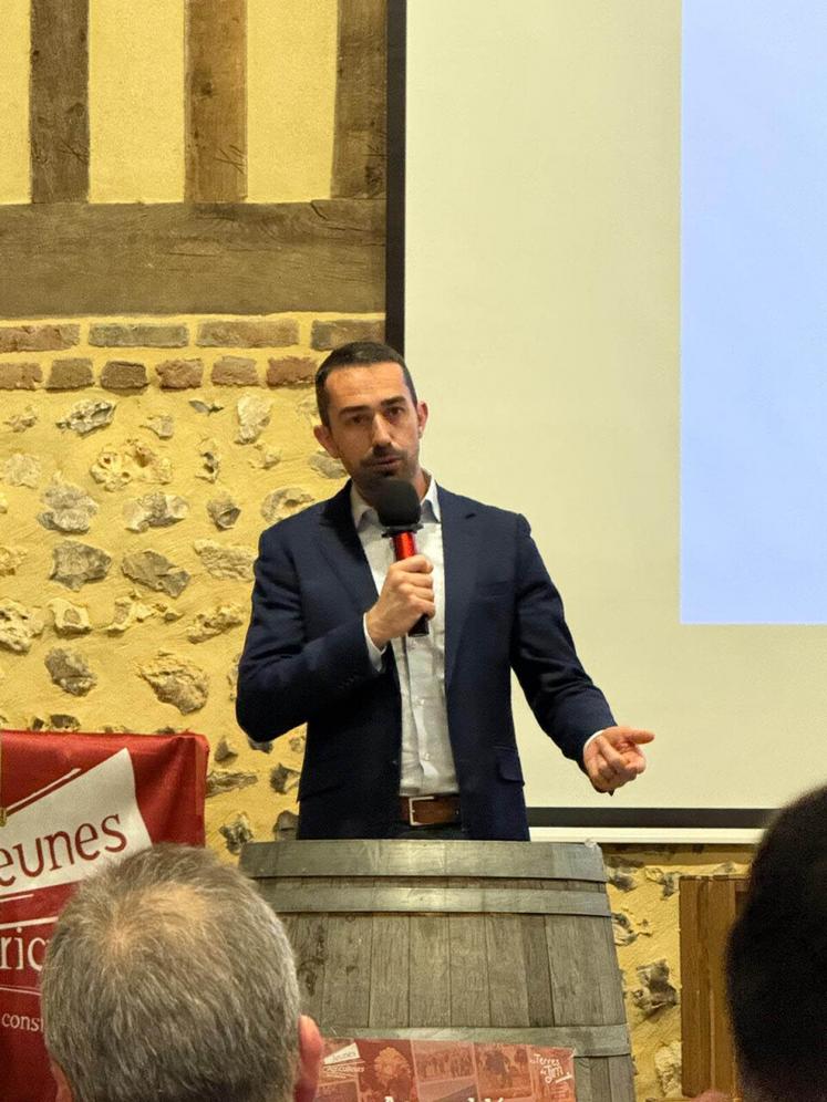 Maxime Buizard-Blondeau, vice-président de JA au niveau national.