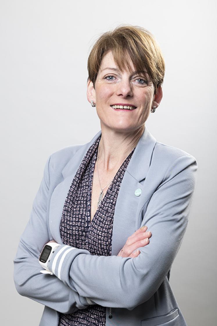 Catherine FAIVRE-PIERRET, présidente de la Commission nationale des agricultrices de la FNSEA.