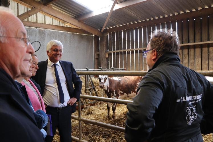 La Région Normandie ambitionne, avec son plan de "normandisation" des cheptels et de soutien à la race normande, une augmentation minimale de 10 % de la proportion de vaches normandes dans le troupeau.