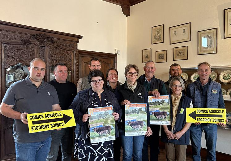 Les membres du comité d’organisation du Comice agricole de Forges-les-Eaux.
