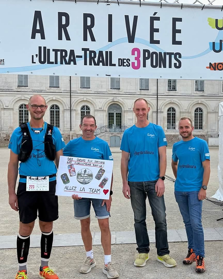 De g. à d. : Guy Varin, Frédéric Dutot, Marc Varin et Alexandre Poirier.