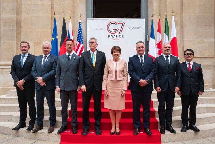 Réunis à Paris le 19 octobre, les ministres de l'Agriculture du G7 misent sur une souveraineté alimentaire durable.