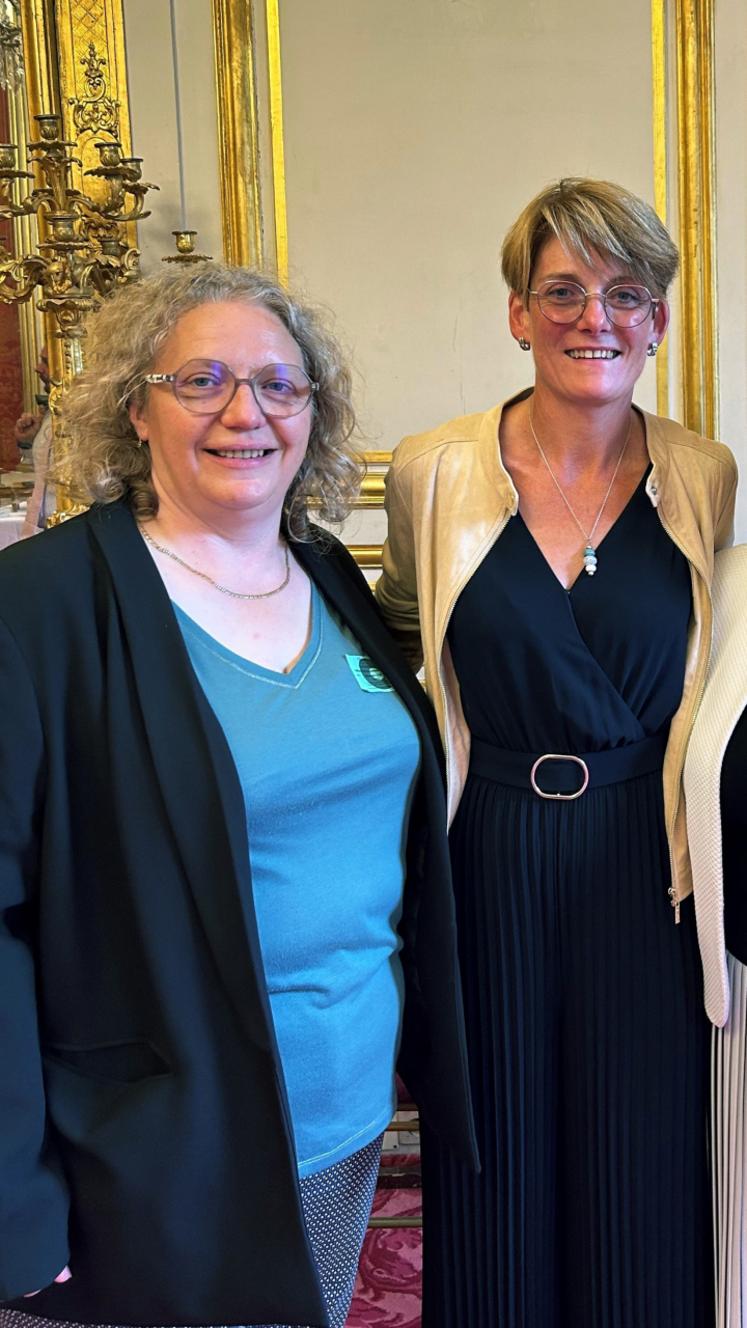 Sylviane Lefez, présidente de la CNA, et Catherine Faivre-Pierret, ancienne présidente de la CNA.